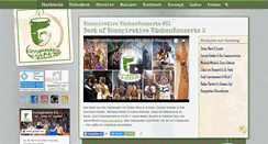 Desktop Screenshot of konspirativekuechenkonzerte.de